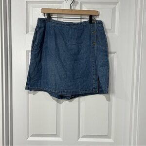 Vintage Cabin Creek Denim Wrap Skort